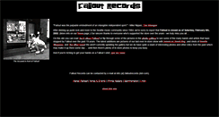 Desktop Screenshot of falloutrecords.com